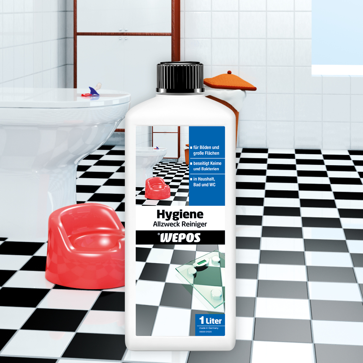 Hygiene Allzweck Reiniger Produktabbildung: Nachfüllpack Hygienereiniger