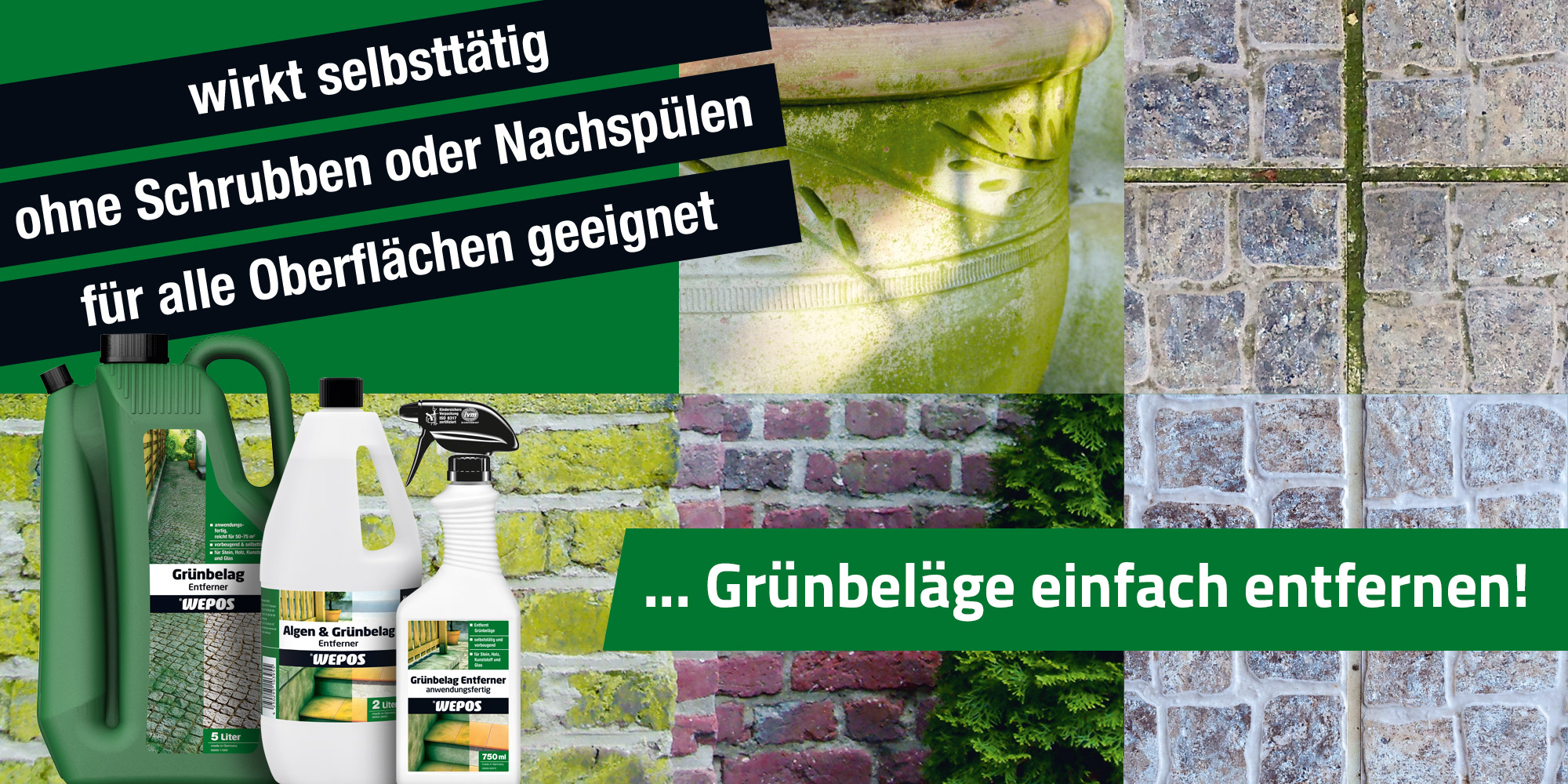 Zu Reinigern für den Außenbereich