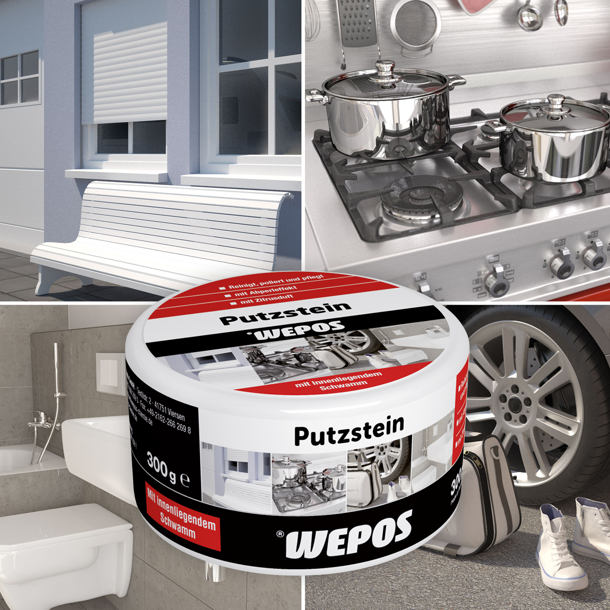 Multi Purpose Polish Wepos Putzstein