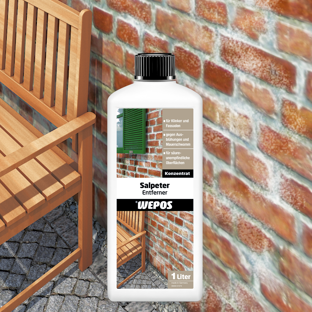Kunststoffflasche Wepos Salpeter Entferner