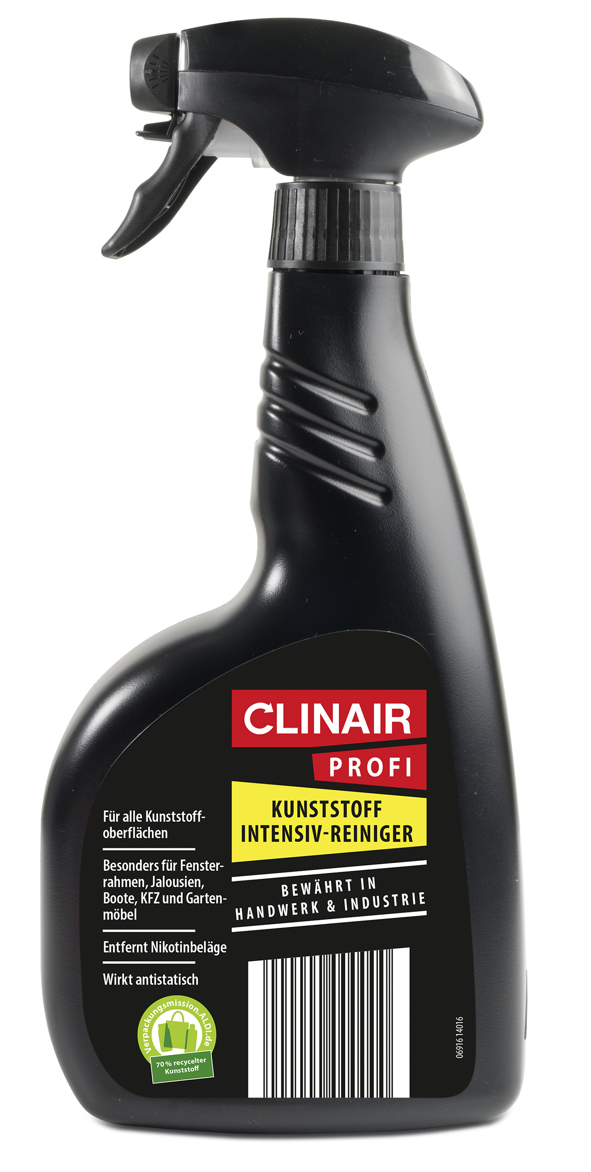 Sprühflasche: Clinair Kunststoff Reiniger