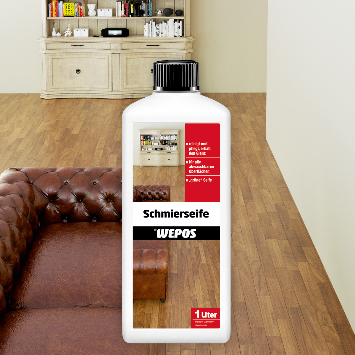 Kunststoffflasche Wepos Schmierseife