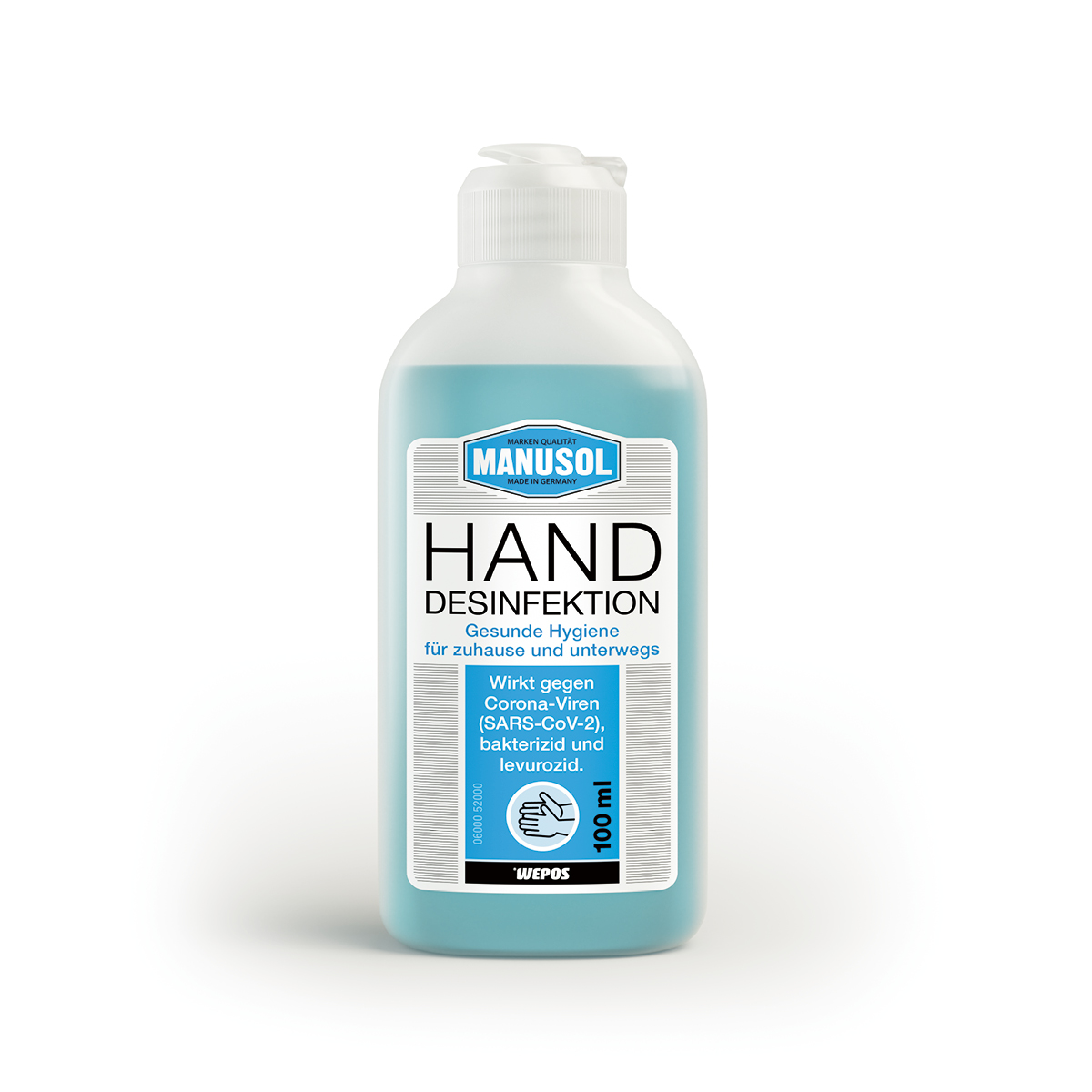 Manusol Hand Desinfektion Flasche: Manusol Handsanitizer